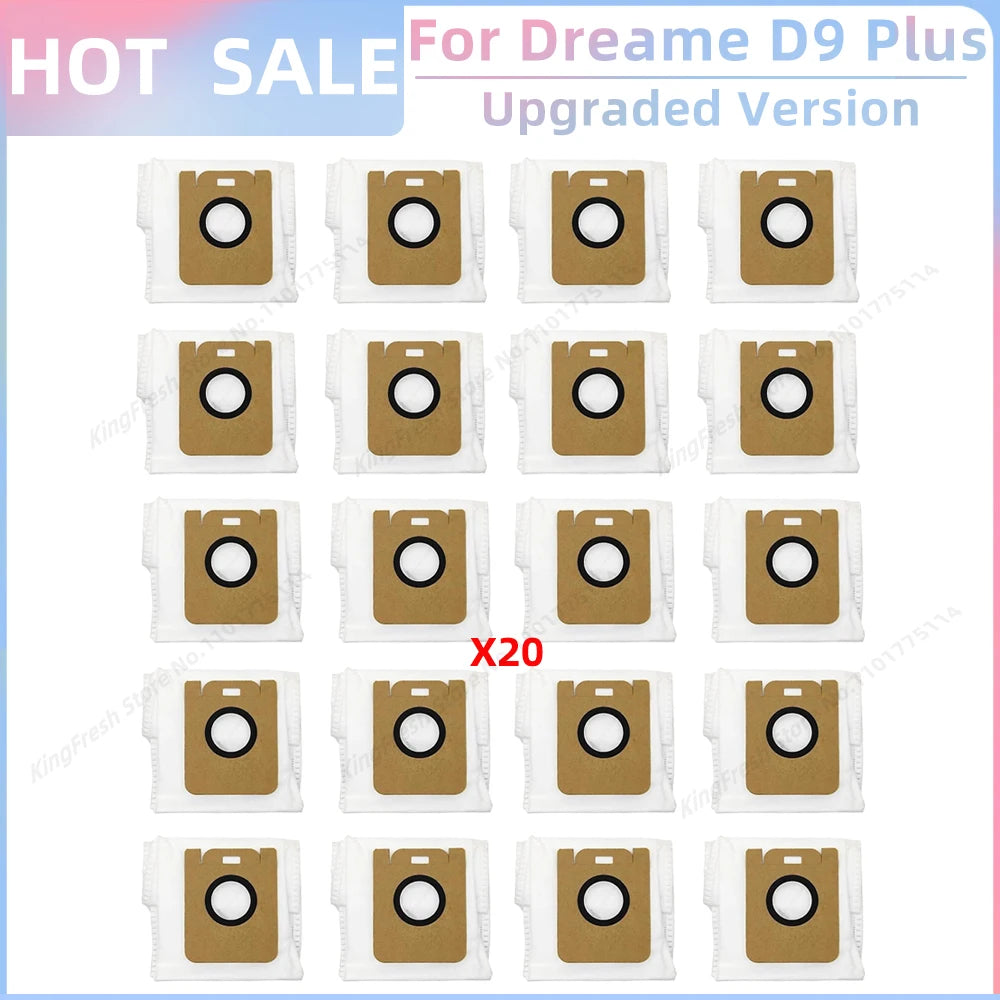 Fit For Dreame Bot D9 Plus RLD11GD Robot Vacuum Replacement Parts Accessories Main Side Brush Hepa Filter Mop Cloth Rag Dust Bag