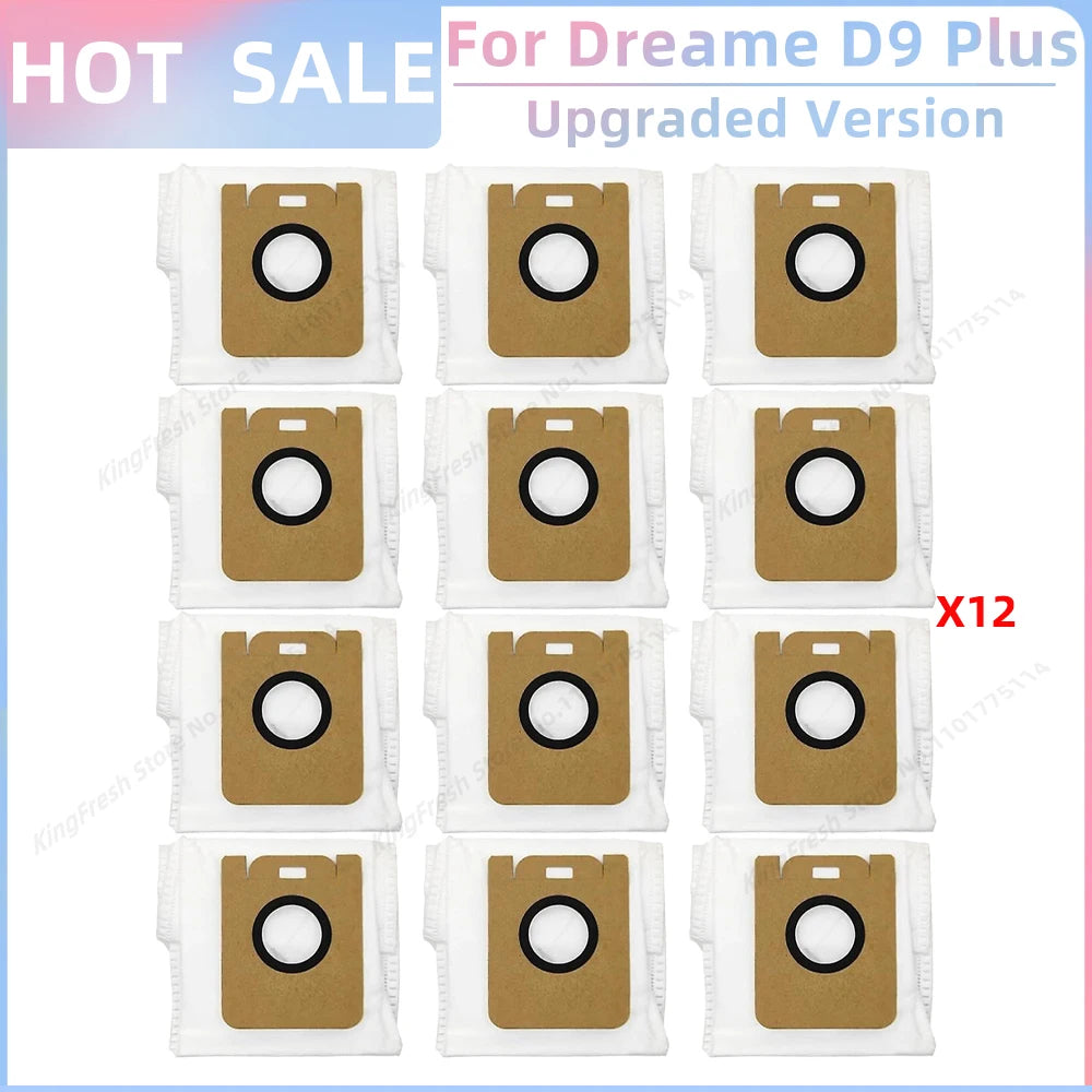 Fit For Dreame Bot D9 Plus RLD11GD Robot Vacuum Replacement Parts Accessories Main Side Brush Hepa Filter Mop Cloth Rag Dust Bag