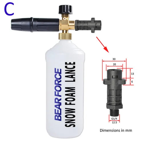 Foam Generator Foam Cannon Foam Nozzle Car Foam Wash for Karcher K2 K3 K4 K5 K6 K7 Tornado Gun High Pressure Washer Car Washer