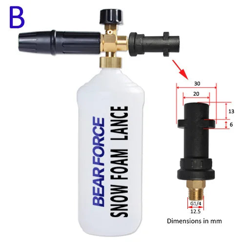 Foam Generator Foam Cannon Foam Nozzle Car Foam Wash for Karcher K2 K3 K4 K5 K6 K7 Tornado Gun High Pressure Washer Car Washer