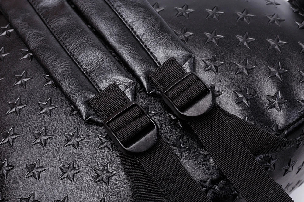 Soboba Diaper Bags for Mummy PU Waterproof Large Capacity Nappy Changing Bag Hanging on Stroller 3D Star Pattern Diaper Bag