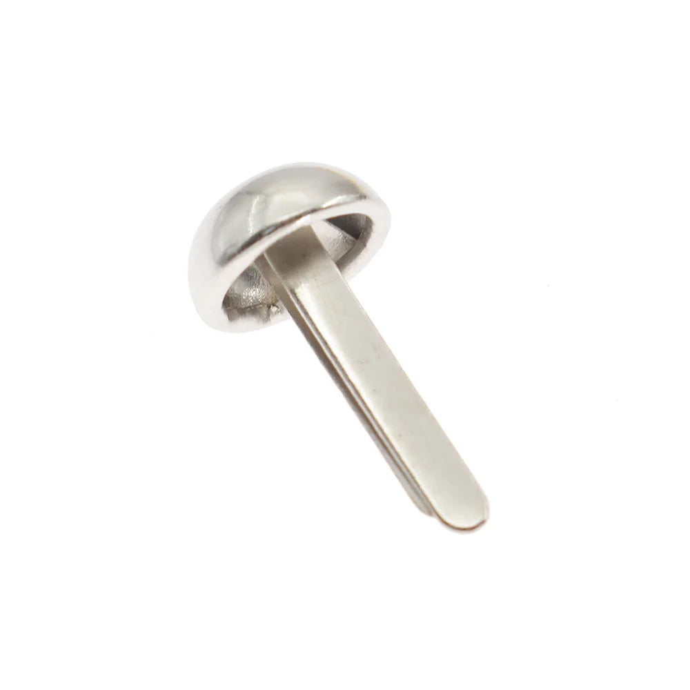 200PCs Rivets Spike Studs Spots Cone Silver Tone Round Scrapbooking Brads Punk Bag Clothes 8/10/12/15mm