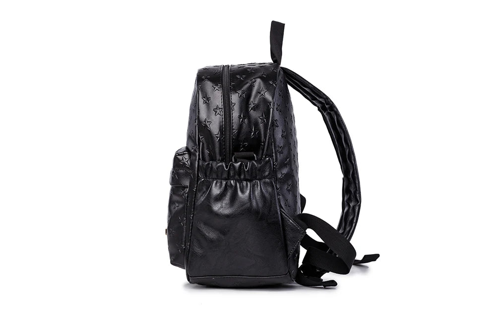Soboba Diaper Bags for Mummy PU Waterproof Large Capacity Nappy Changing Bag Hanging on Stroller 3D Star Pattern Diaper Bag