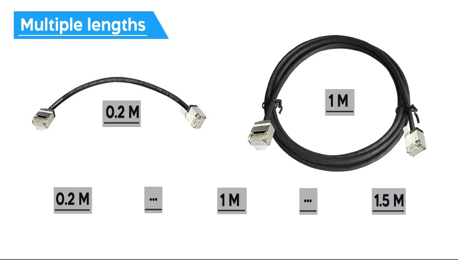 COMNEN Cat7 0.1m Ethernet Patch Cable rj45 4.0mm SSTP LAN CAT6 CAT6A internet Cable for ps5 Patch to Switch Router Ethernet