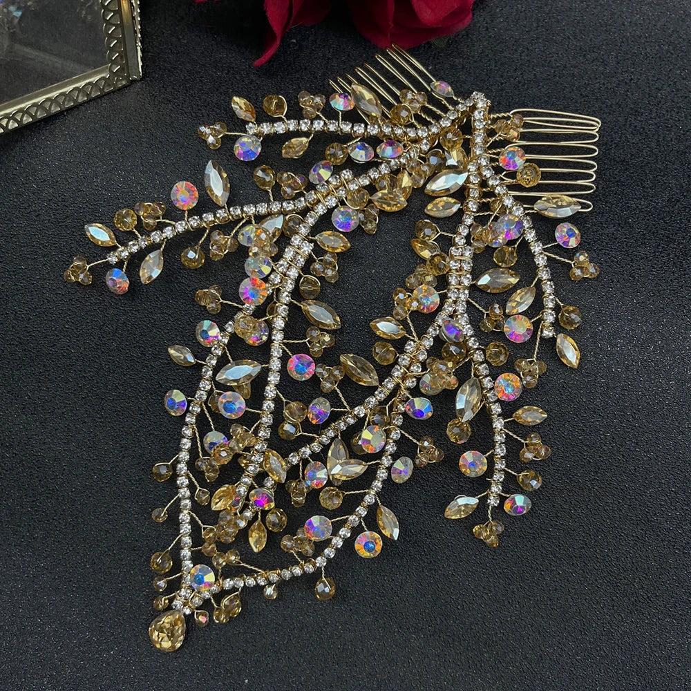 DZ215 Bling Indian Pendant Forehead Chain Jewelry Tiara Headpiece Bridal Headdress Crystal Wedding Headwear Accessories Gift