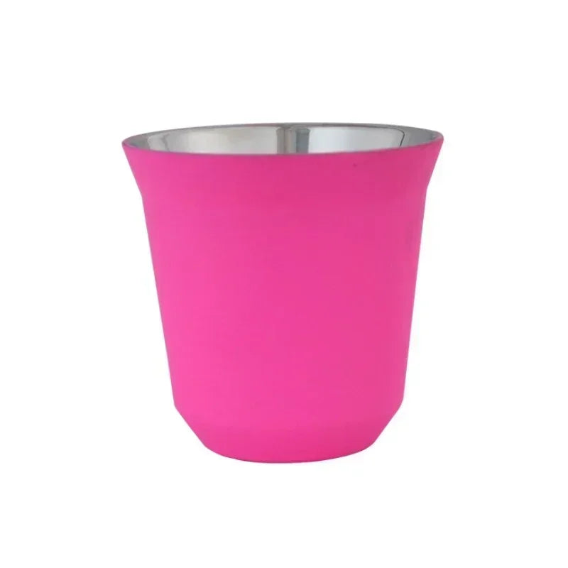 80/160/250ml Outdoor Camping Espresso Mug Thickened 304 Stainless Steel Double Wall Insulation Coffee Cup Tea Cup
