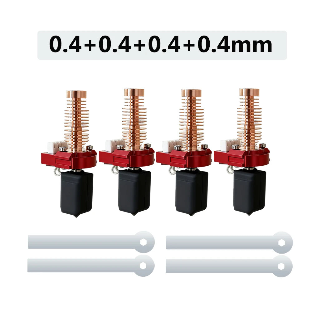 For Flashforge Adventurer 5m Nozzle Hardened Steel 0.25 0.4 0.6 0.8 More Wear Resistance Upgrade Ad5m Hotend Heat Up Faster