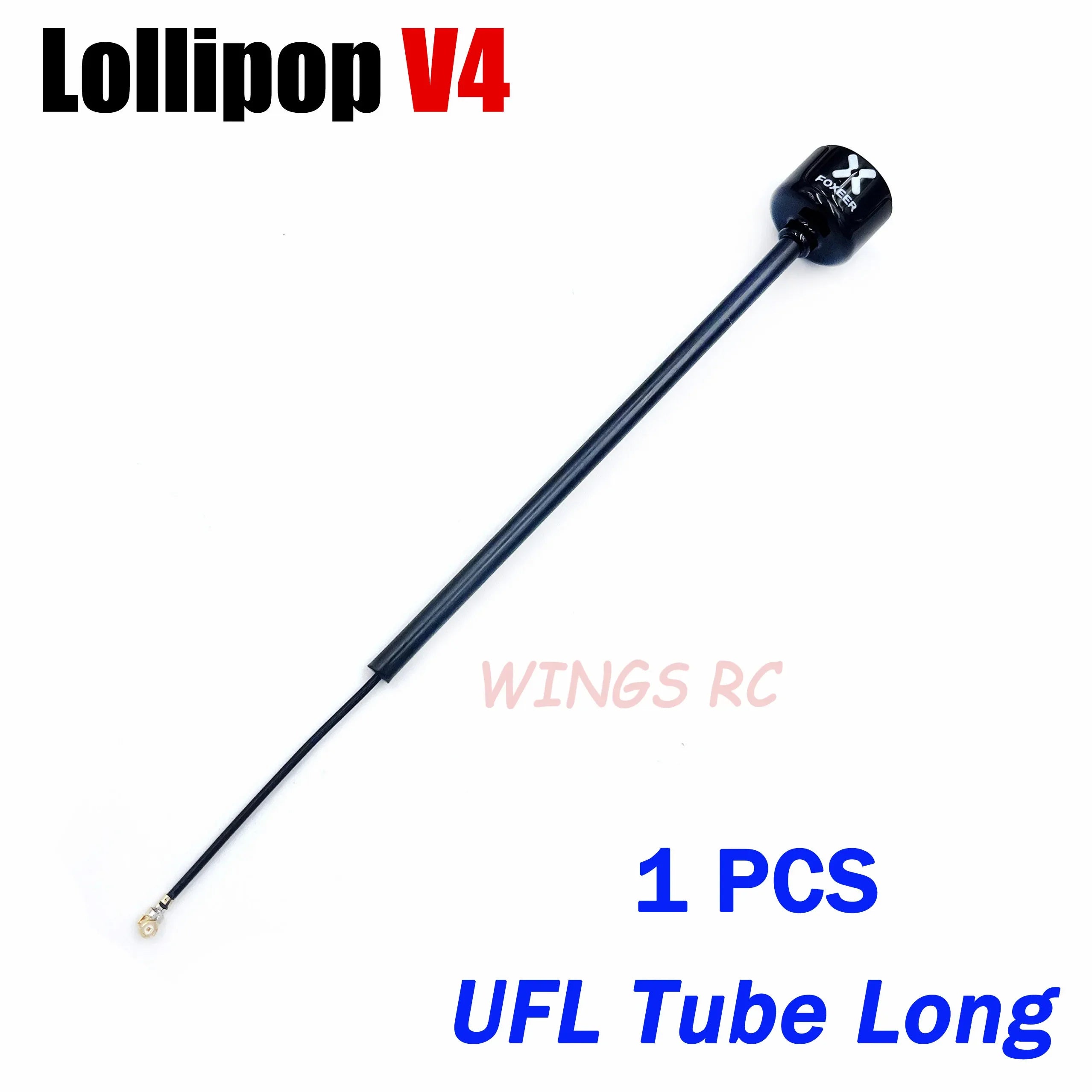 Foxeer Antenna Lollipop 4 V4 FPV Antenna 5.8G 2.6Dbi Stubby RHCP SMA RPSMA UFL Straight/Angle MMCX 7.2g For FPV RC Racing Drone