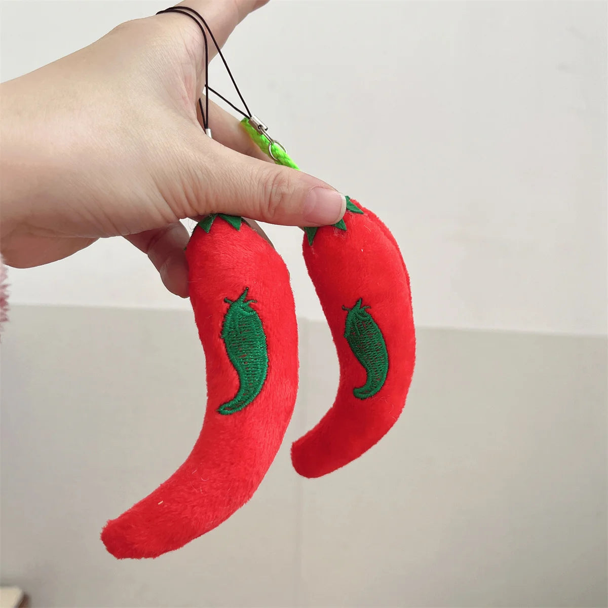 1-10pcs Cartoon Plush Banana Keychain on Backpack Hairy Kawaii Banana Pendant for Women Men Kid Toy Doll Key Chain Bag Car