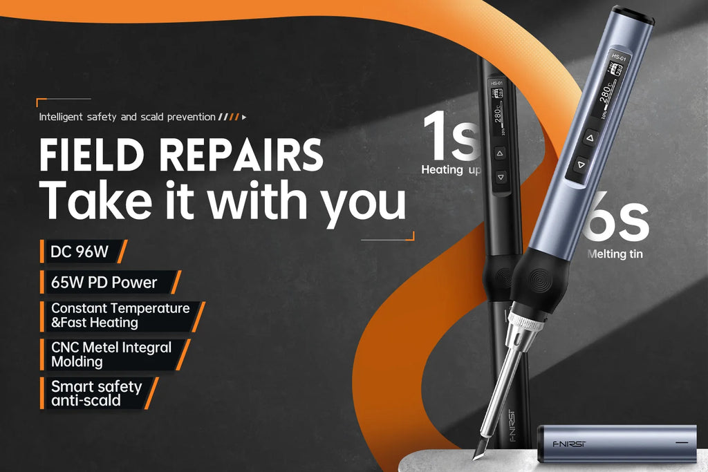 HS-01 Smart Soldering Iron PD 65W Adjustable Constant Temperature Fast Heating Portable