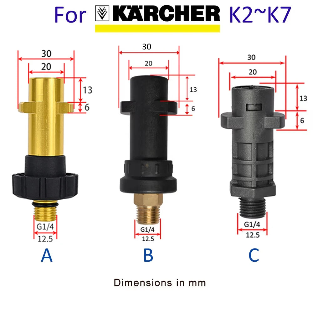 Foam Generator Foam Cannon Foam Nozzle Car Foam Wash for Karcher K2 K3 K4 K5 K6 K7 Tornado Gun High Pressure Washer Car Washer