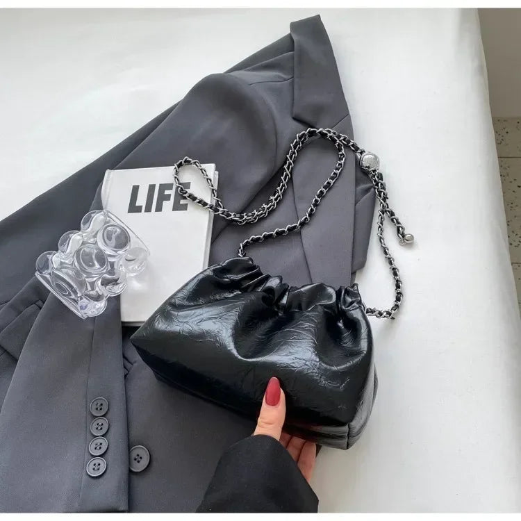 Women 2025 Y2K Millennium Bag  New High Sense Shoulder Bags Summer Chain Bag Fashion Bucket Bag Messenger Bags Purses Handbags