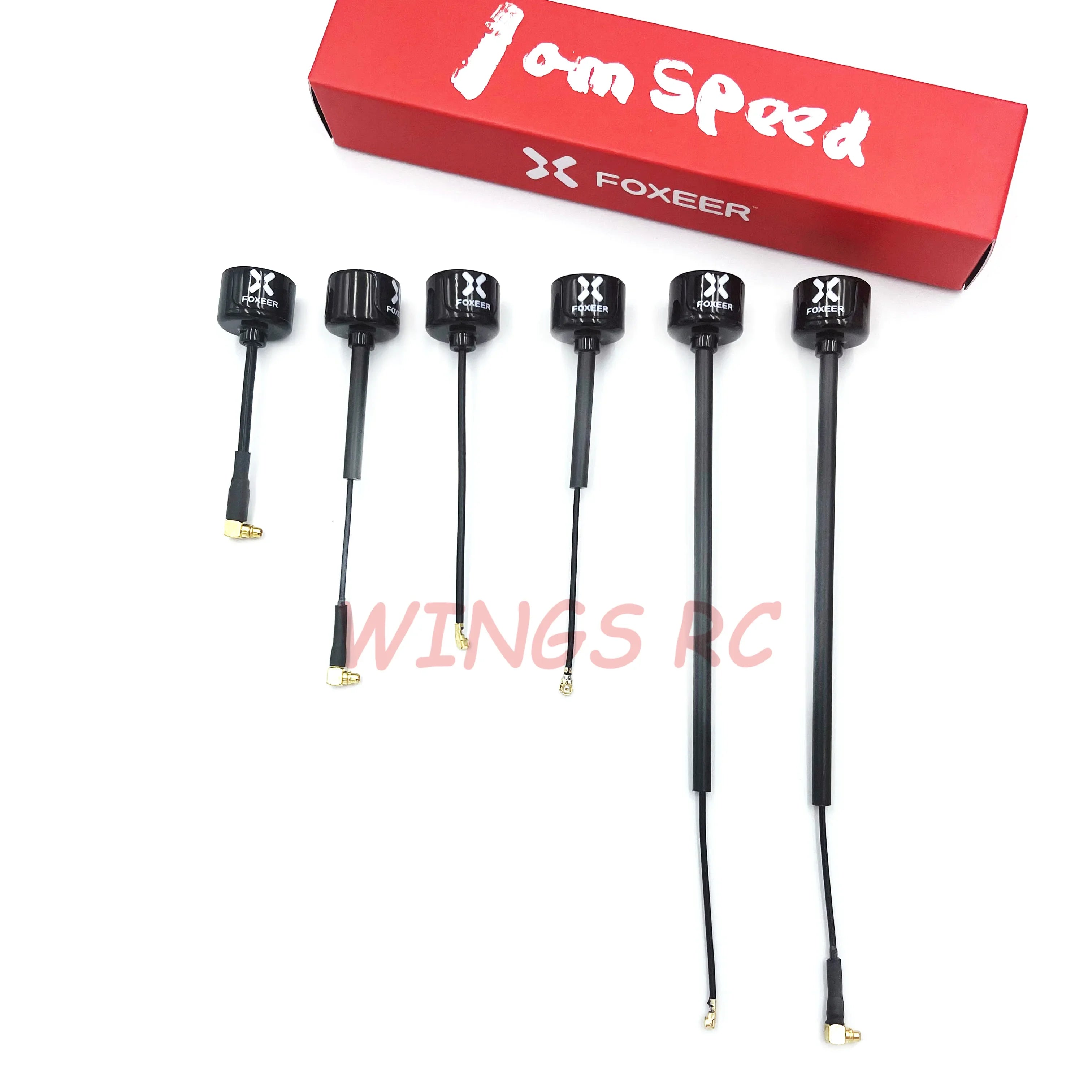 Foxeer Antenna Lollipop 4 V4 FPV Antenna 5.8G 2.6Dbi Stubby RHCP SMA RPSMA UFL Straight/Angle MMCX 7.2g For FPV RC Racing Drone