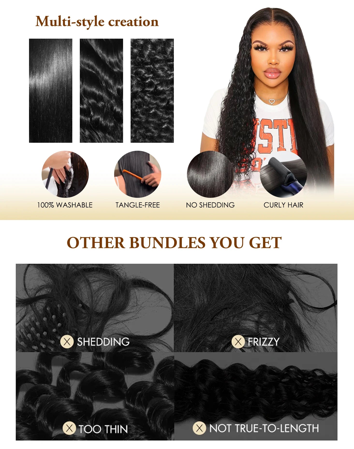 12A Bone Straight  Real Human Hair Bundles 30 40 Inch Raw Hair 4 5 Bundles Brazilian Hair Deals Weave Extensions For Black Women