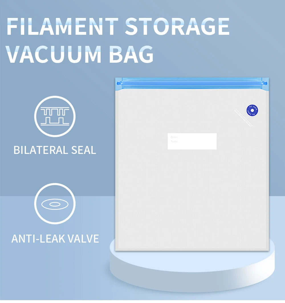 PLA ABS TPU PETG For Filament Vacuum Bag and Handle Air Pump 3D Printer Filaments Storage Bag Dryer Keep 3D Printing Accessories