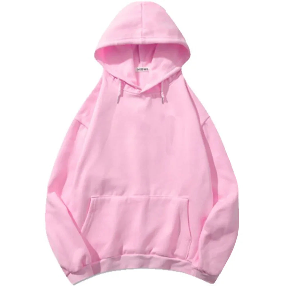 Hoodies Long Sleeve Fashion Hooded Sweatshirts Casual Autumn Fleece Male Sudaderas Streetwear Men Top