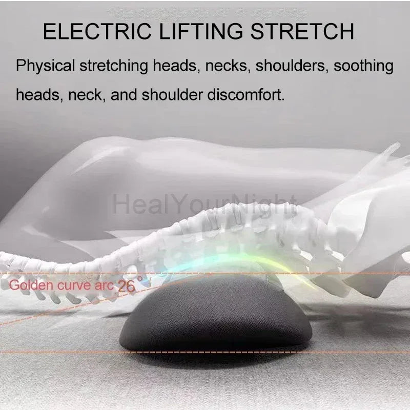 Waist Pillow Sleeping Back Protection Pad Electric Massage Lying Flat Waist Relief Waist Support Heating Vibrating Back Massager