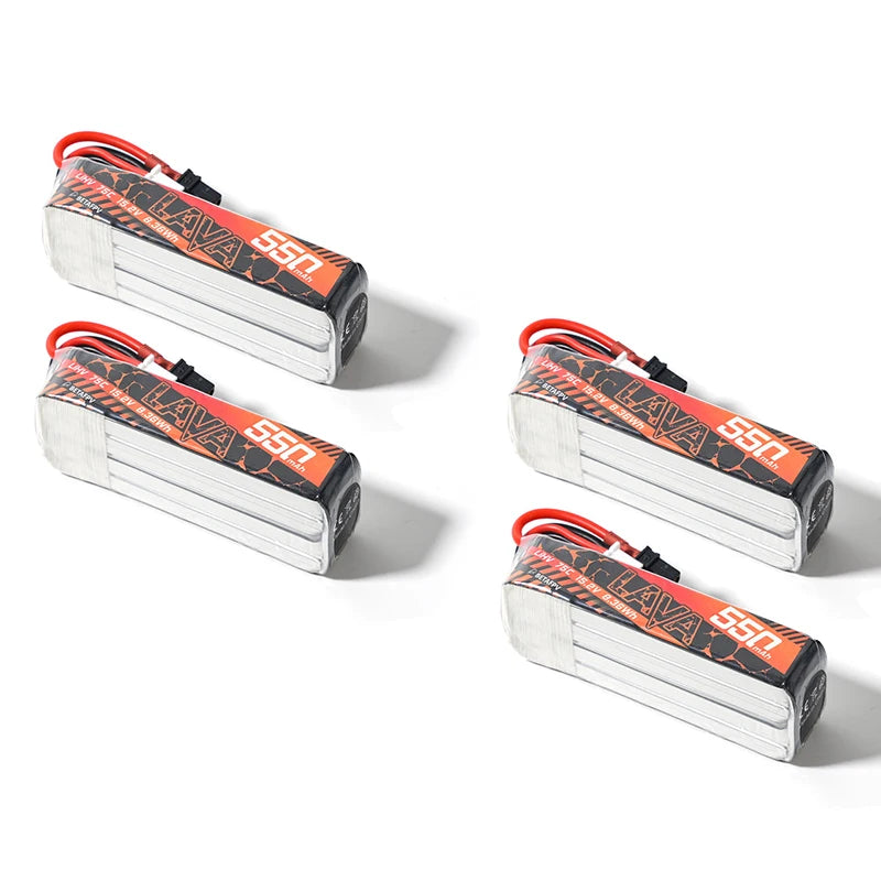 BETAFPV LAVA 2S/3S/4S 550mAh 75C Battery XT30 (2PCS) for Pavo20 Pro Pavo Pico Meteor85 HD