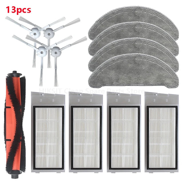 Main / Side Brush Hepa Filter Mop Cloth Dust Bag Accessories For XiaoMi Roidmi Eve Plus SDJ01RM Robot Vacuum Cleaner Spare Parts