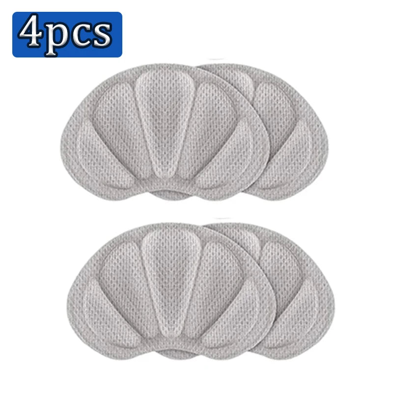 4pcs Heel Insoles Patch Anti-Pain Cushion Pads Thickened Heels Stickers Foot Care Protector Sneaker Shoes Adhesive Back Sticker