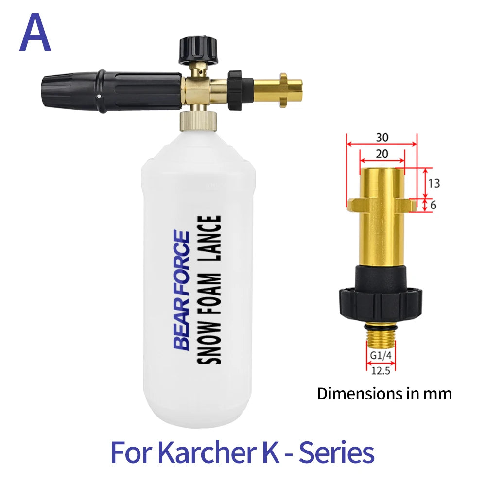 Foam Generator Foam Cannon Foam Nozzle Car Foam Wash for Karcher K2 K3 K4 K5 K6 K7 Tornado Gun High Pressure Washer Car Washer