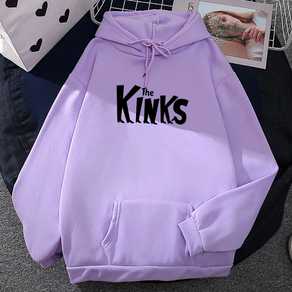 Hoodies The Kinks Band Graphic Sweatshirts Hip Hop Sudaderas Hombre Streetwear Casual Long Sleeve Unisex Pullovers Men Clothes