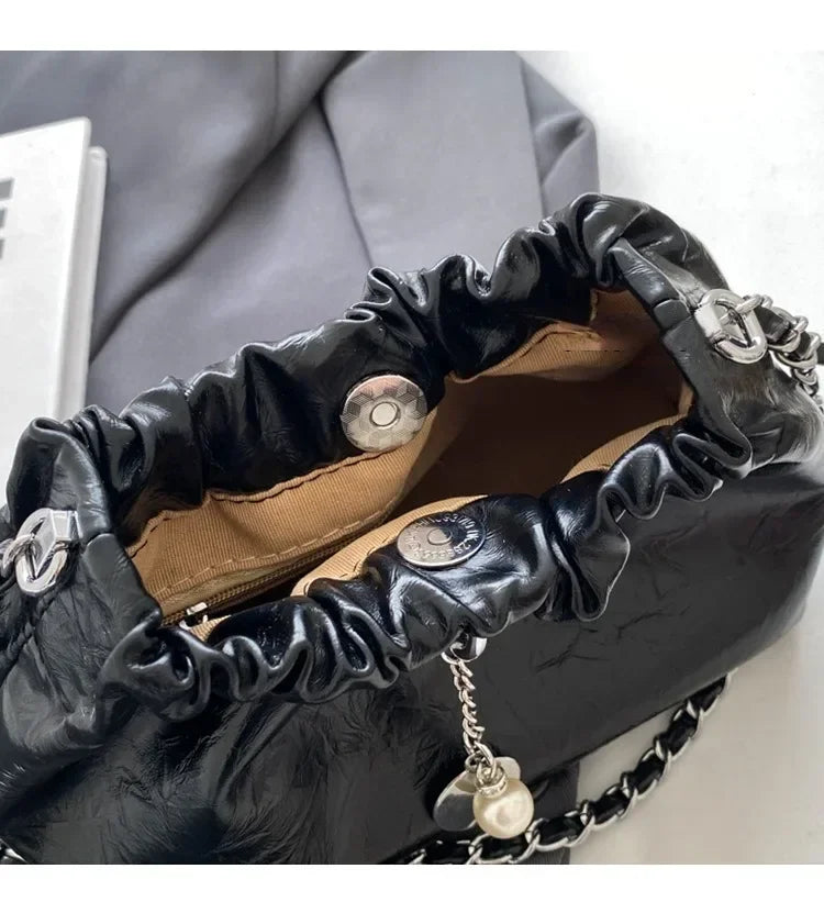 Women 2025 Y2K Millennium Bag  New High Sense Shoulder Bags Summer Chain Bag Fashion Bucket Bag Messenger Bags Purses Handbags