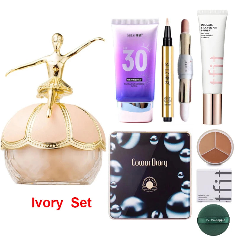 TFIT 3 Colors Concealer Palette Professional Makeup Face Eye Contour Face Spot Concealer Dark Circle Correcting Face Makeup