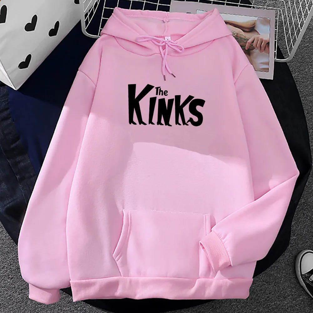 Hoodies The Kinks Band Graphic Sweatshirts Hip Hop Sudaderas Hombre Streetwear Casual Long Sleeve Unisex Pullovers Men Clothes