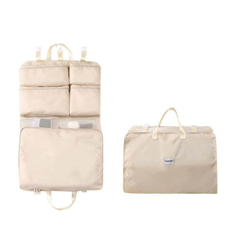 6-in-1 Folding Travel Storage Bag, Portable Luggage Organizer, Multifunctional Clothing Sorting Bag, Travel Bag