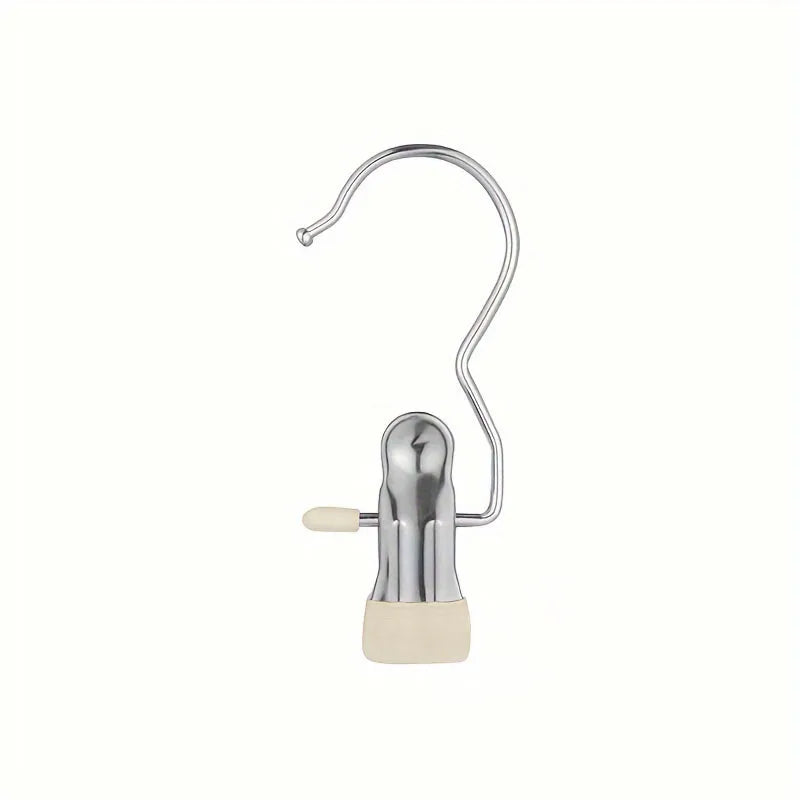 5 Pcs Portable Metal Hook Clip Multifunctional Clothespins Hat Storage Organizer Clip Boot Shoe Pant Wardrobe Cap Organizer