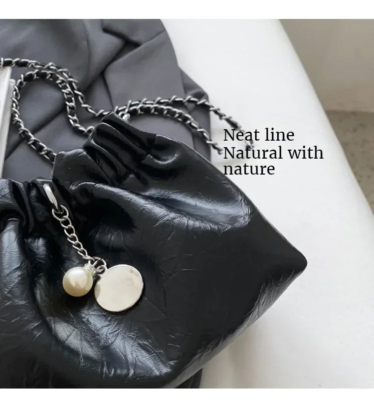 Women 2025 Y2K Millennium Bag  New High Sense Shoulder Bags Summer Chain Bag Fashion Bucket Bag Messenger Bags Purses Handbags