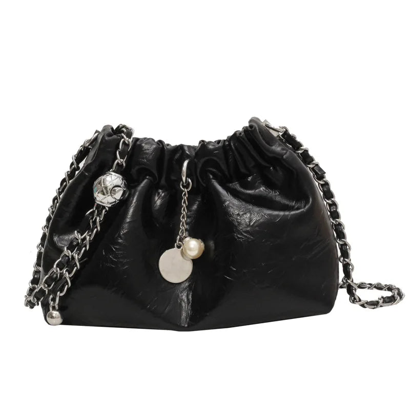 Women 2025 Y2K Millennium Bag  New High Sense Shoulder Bags Summer Chain Bag Fashion Bucket Bag Messenger Bags Purses Handbags