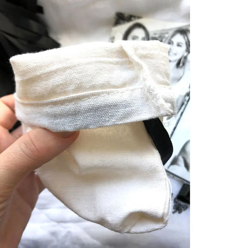Small White Cotton Gift Bags Custom Party Muslin Linen Drawstring Bag Perfume Jewelry Logo Pouch