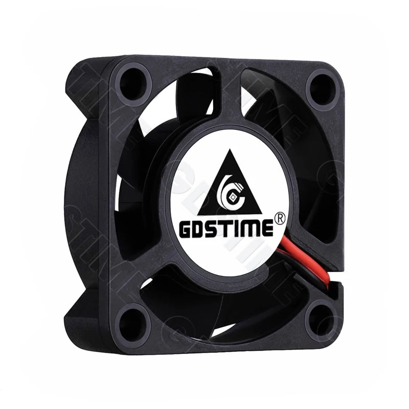 2Pcs Gdstime DC 24V 12V 5V 40mm x 40mm x 10mm 2-Pin Ball Bearing Computer PC Case Cooling Fan 4010