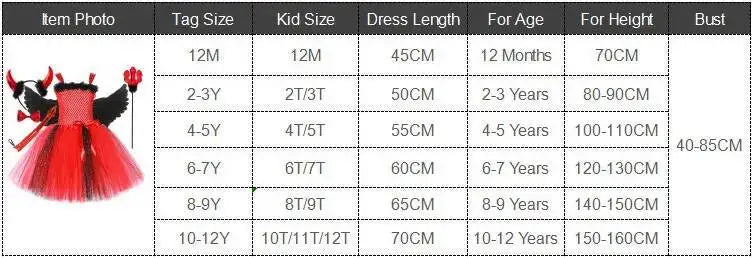 Halloween Red Devil Costumes for Girls Demon Angel Fancy Tutu Dress with Wings Horn Pitch Fork Kids Carnival Disguise Outfits