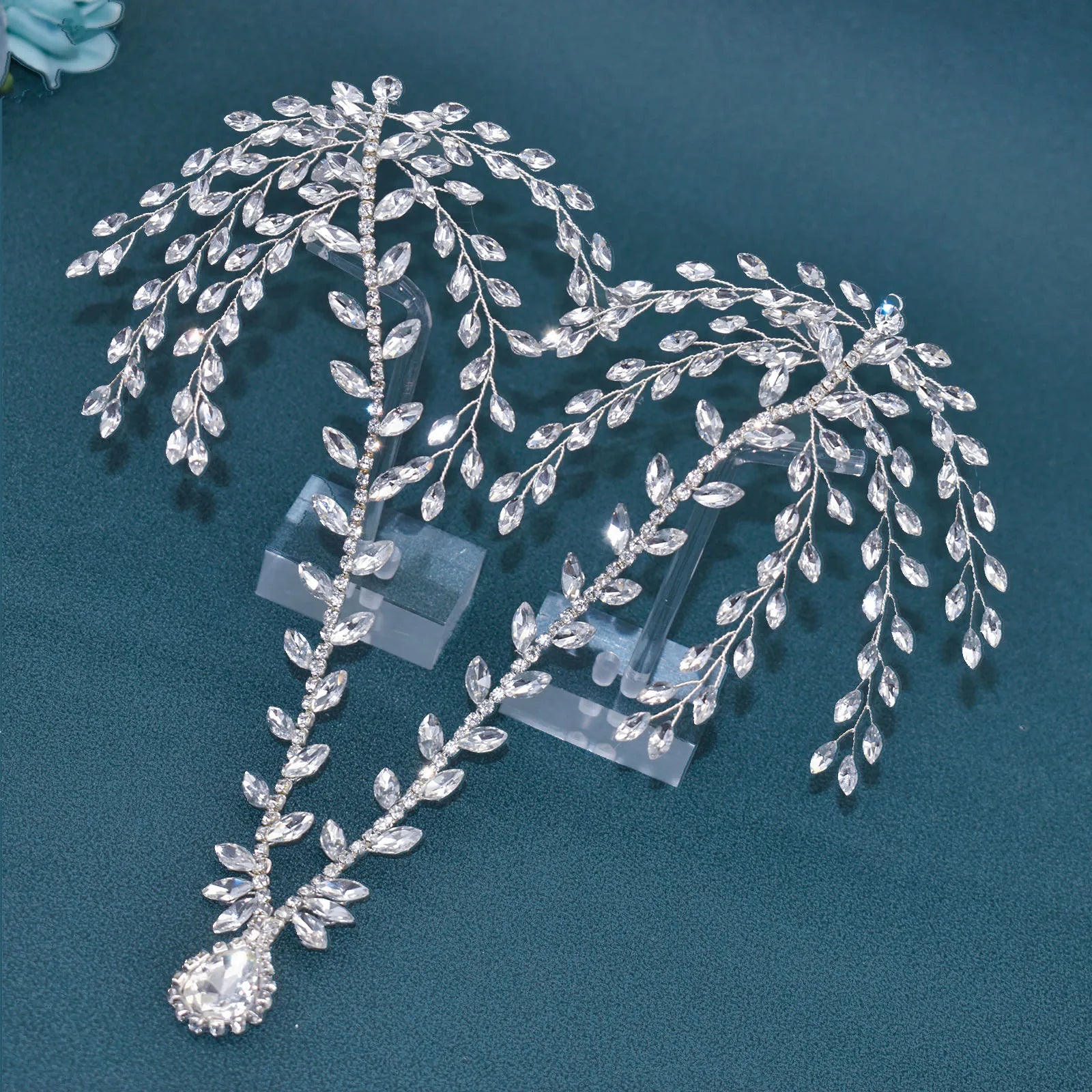 DZ215 Bling Indian Pendant Forehead Chain Jewelry Tiara Headpiece Bridal Headdress Crystal Wedding Headwear Accessories Gift