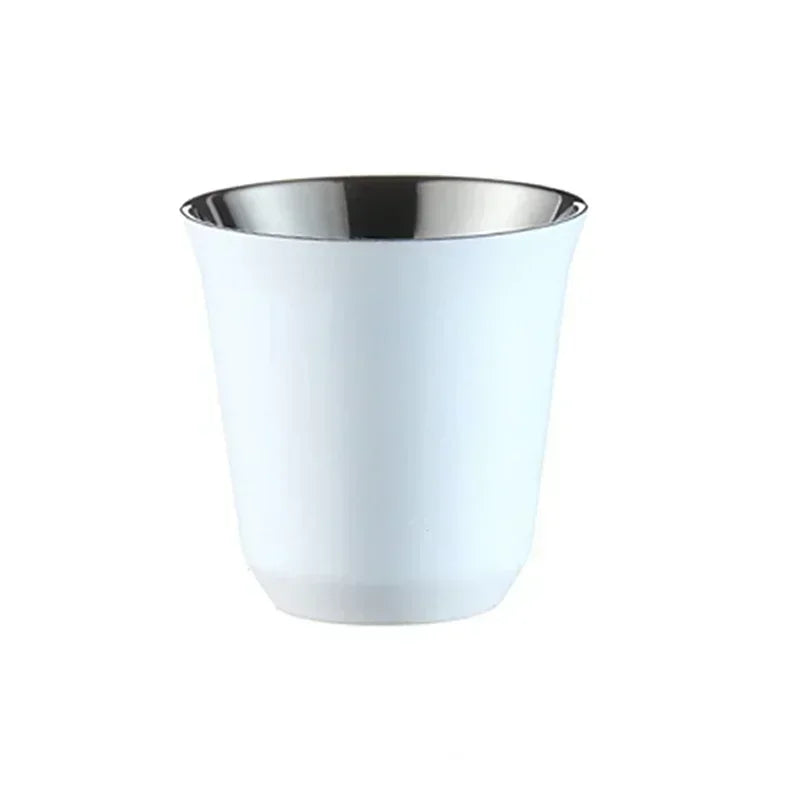 80/160/250ml Outdoor Camping Espresso Mug Thickened 304 Stainless Steel Double Wall Insulation Coffee Cup Tea Cup