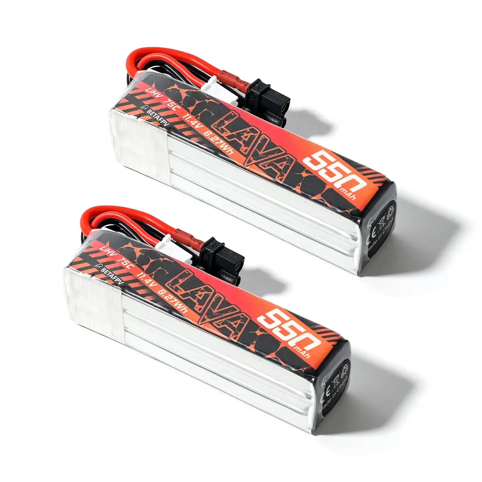 BETAFPV LAVA 2S/3S/4S 550mAh 75C Battery XT30 (2PCS) for Pavo20 Pro Pavo Pico Meteor85 HD