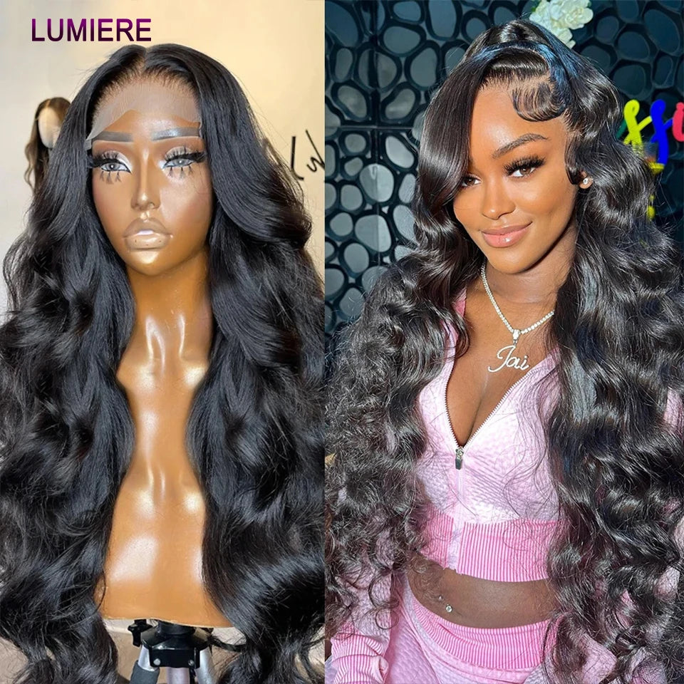 8-30" Body Wave Human Hair Bundles with Closure Frontal HD Transparent Lace Peruvian 100% Raw Virgin Human Hair Weave Extension