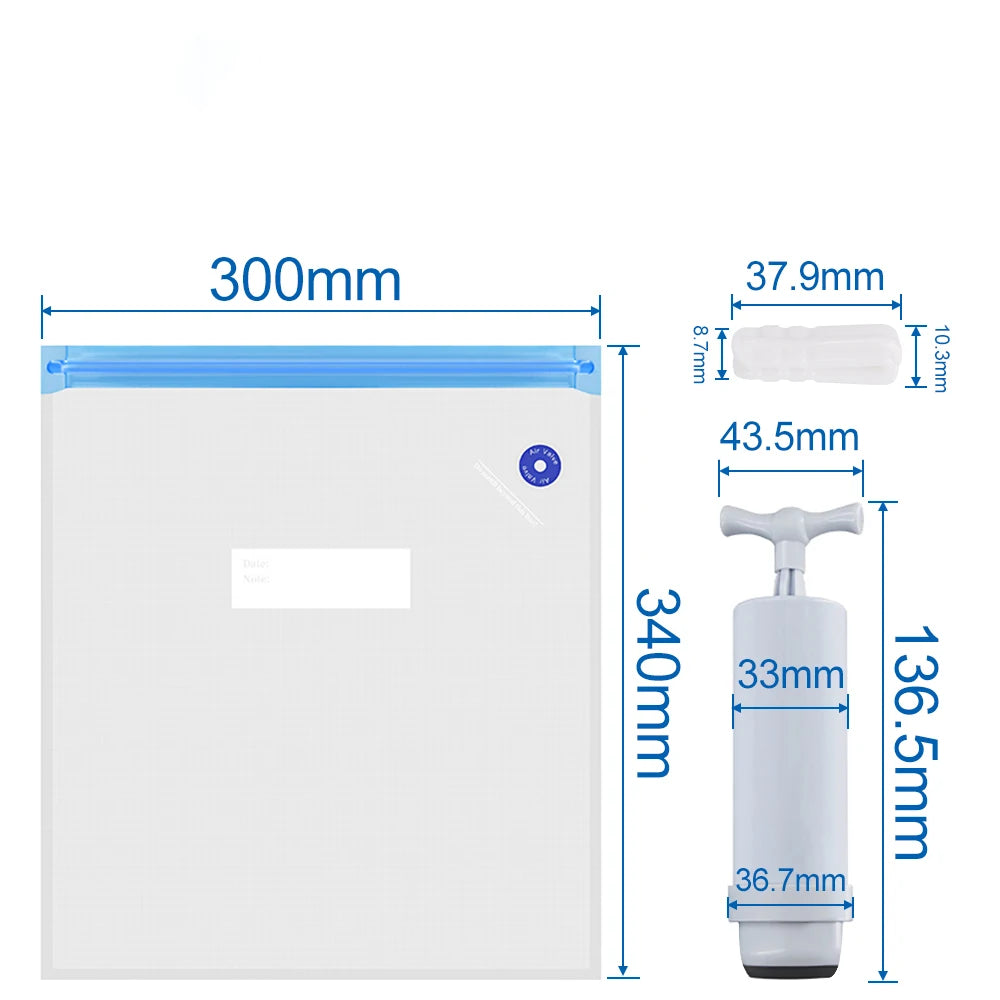 PLA ABS TPU PETG For Filament Vacuum Bag and Handle Air Pump 3D Printer Filaments Storage Bag Dryer Keep 3D Printing Accessories