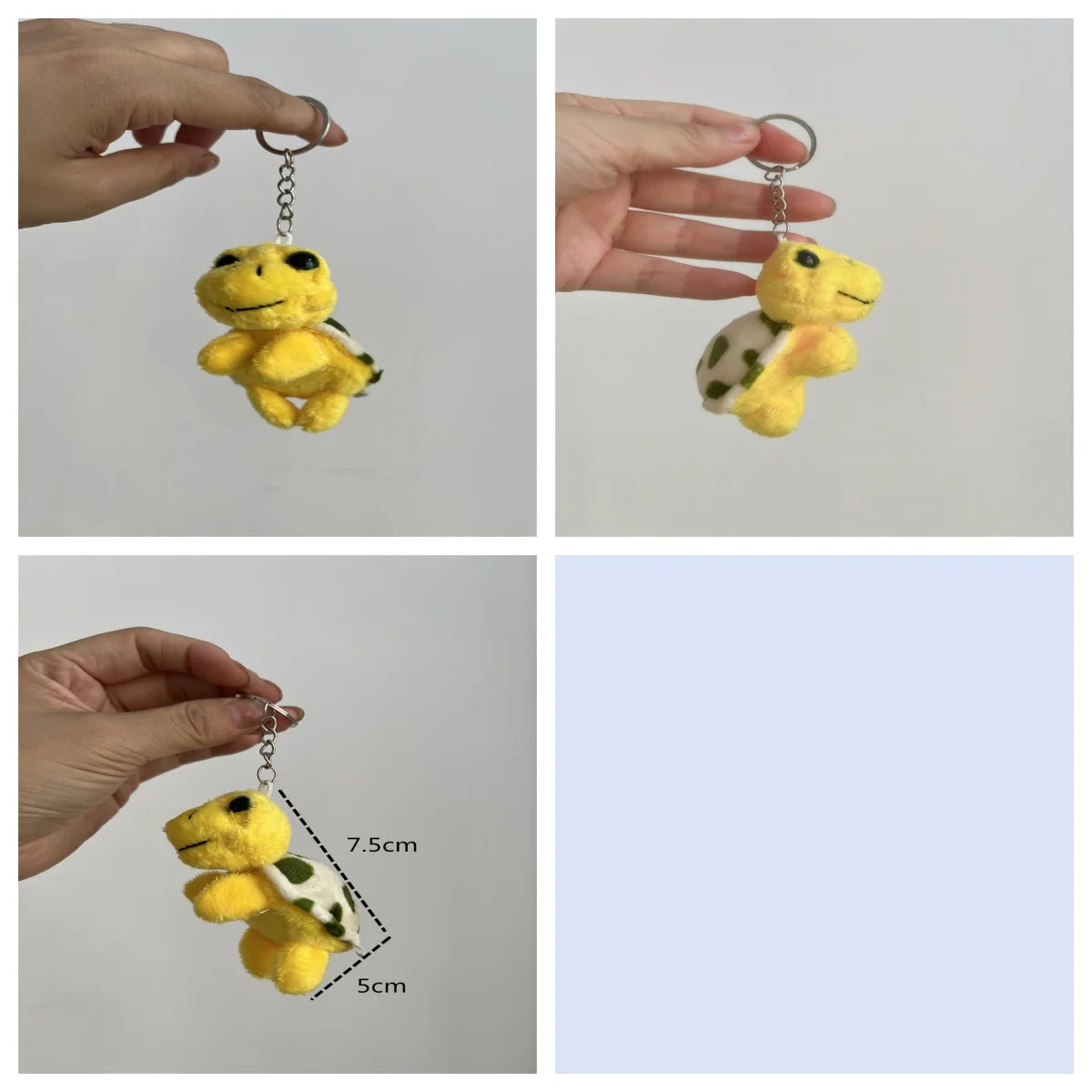 1-10pcs Cartoon Plush Banana Keychain on Backpack Hairy Kawaii Banana Pendant for Women Men Kid Toy Doll Key Chain Bag Car