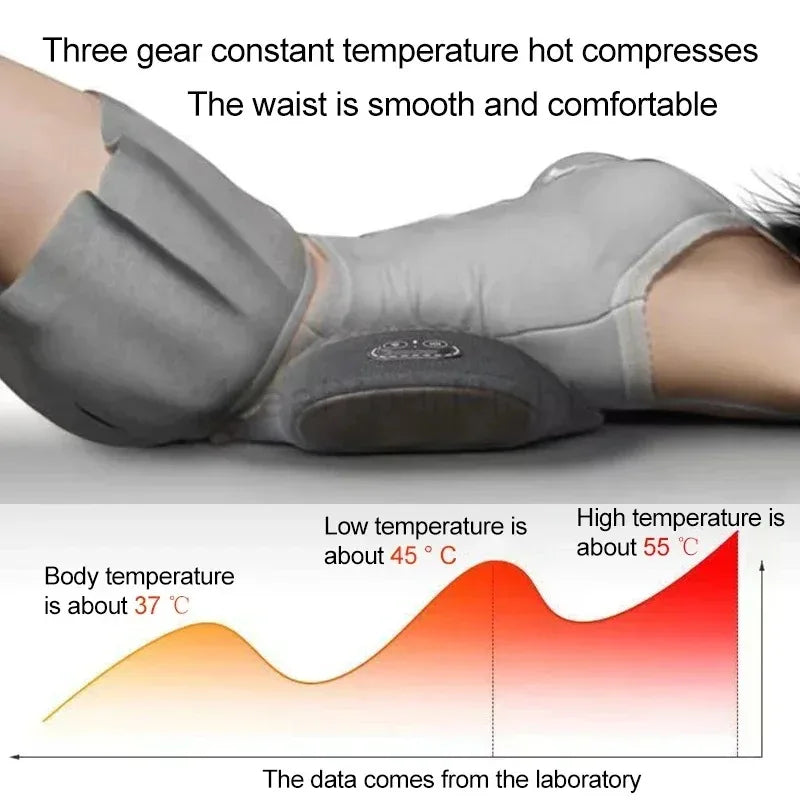 Waist Pillow Sleeping Back Protection Pad Electric Massage Lying Flat Waist Relief Waist Support Heating Vibrating Back Massager