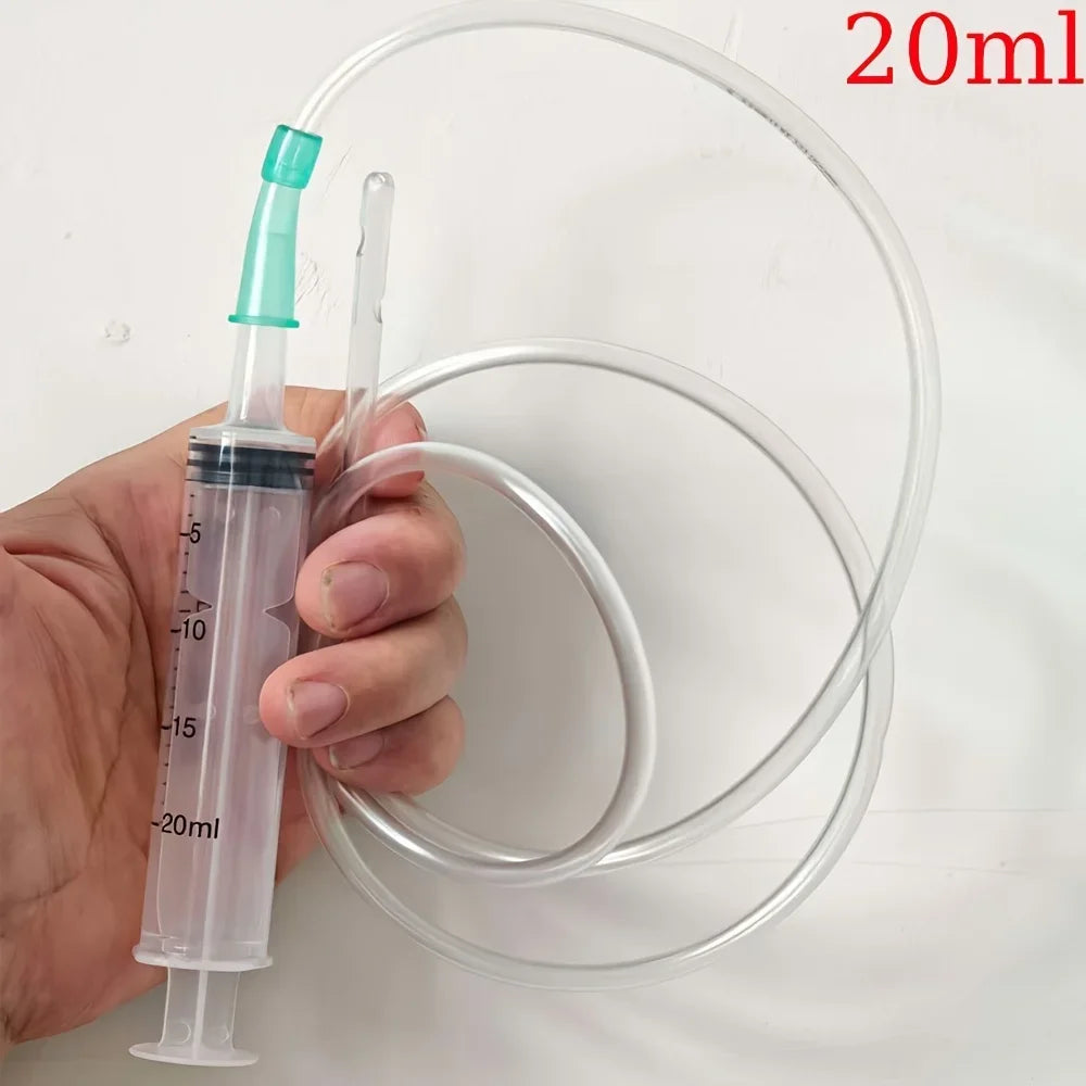 Multi-Functional Durable Large Capacity Plastic Syringes With 1M Hose 20ml-550ml 100ml For Pet Feeding Oil Pump Measurement Tool