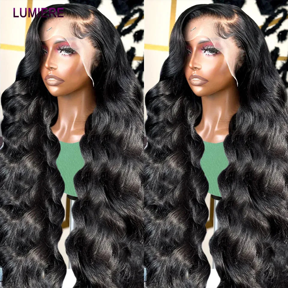 8-30" Body Wave Human Hair Bundles with Closure Frontal HD Transparent Lace Peruvian 100% Raw Virgin Human Hair Weave Extension