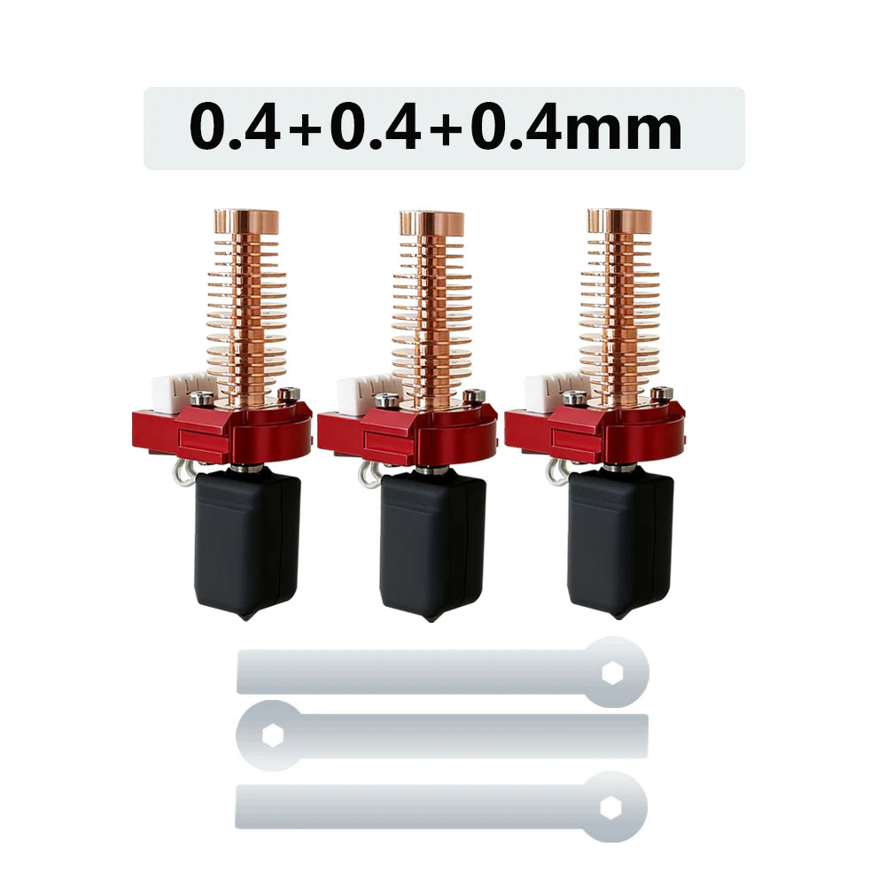 For Flashforge Adventurer 5m Nozzle Hardened Steel 0.25 0.4 0.6 0.8 More Wear Resistance Upgrade Ad5m Hotend Heat Up Faster