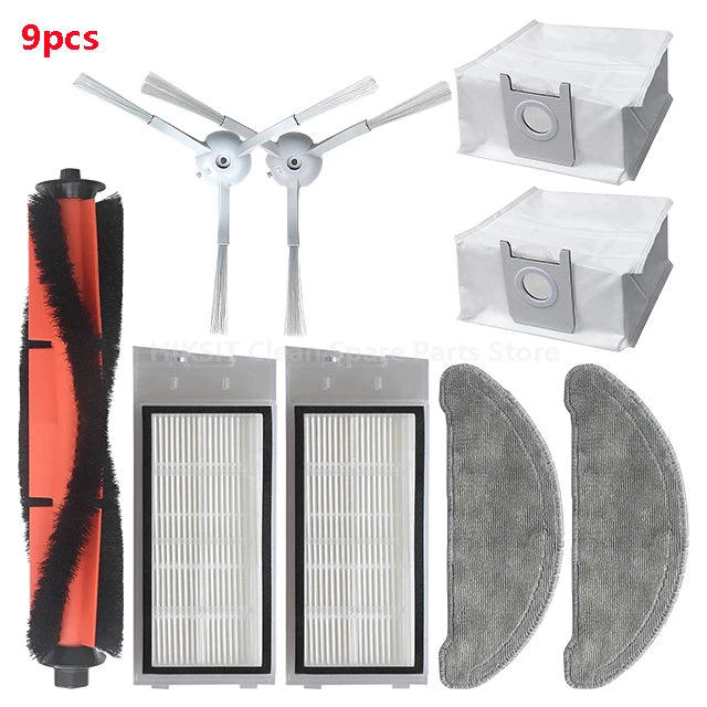 Main / Side Brush Hepa Filter Mop Cloth Dust Bag Accessories For XiaoMi Roidmi Eve Plus SDJ01RM Robot Vacuum Cleaner Spare Parts