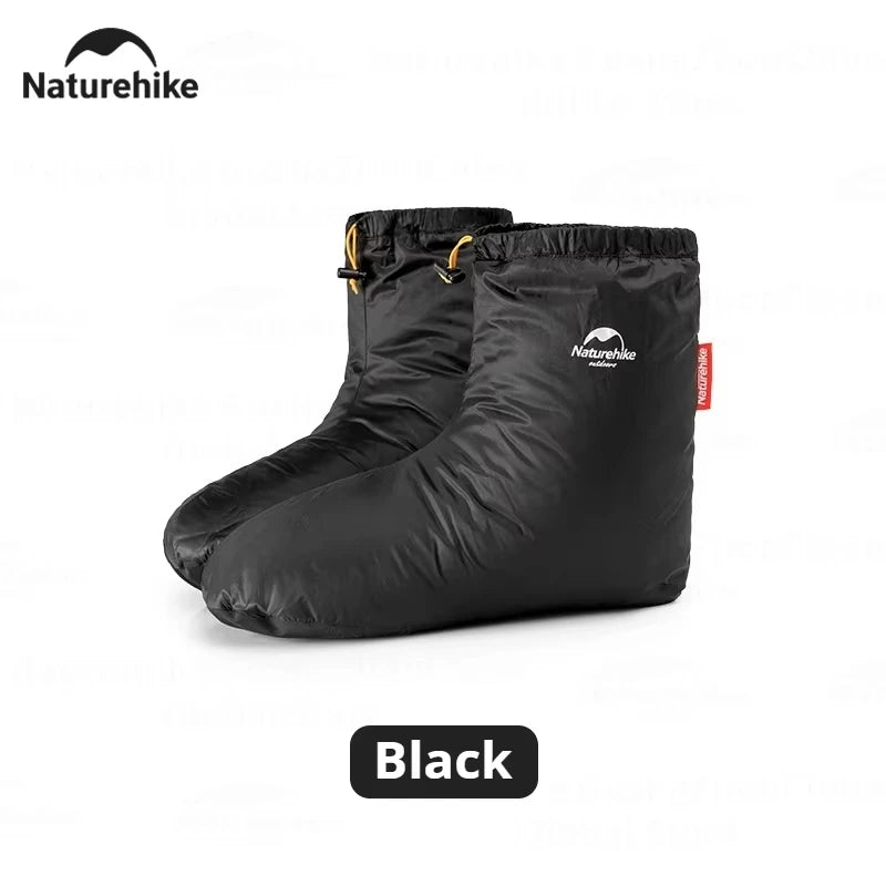 Naturehike Winter Warm Down Foot Outdoor Hiking Duck Down Shoes Cover Camping Travel 650FP Waterproof Ultralight Socks 0°C~-15°C