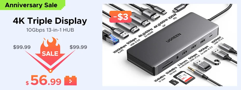 UGREEN Hard Disk Drive Case for 2.5 inch External Hard Drive Portable HDD SSD Box for Power Bank Storage Case Travel Bag