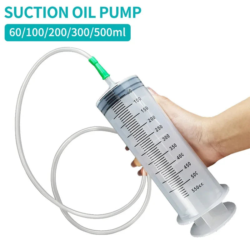 Multi-Functional Durable Large Capacity Plastic Syringes With 1M Hose 20ml-550ml 100ml For Pet Feeding Oil Pump Measurement Tool